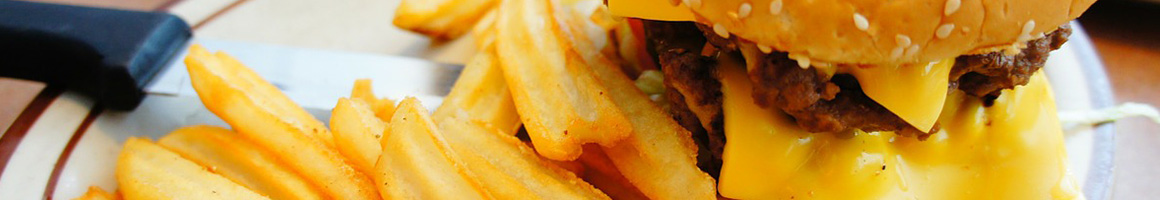 Eating Burger at Burger Street restaurant in Garland, TX.